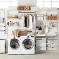 Elfa Solution Laundry White
